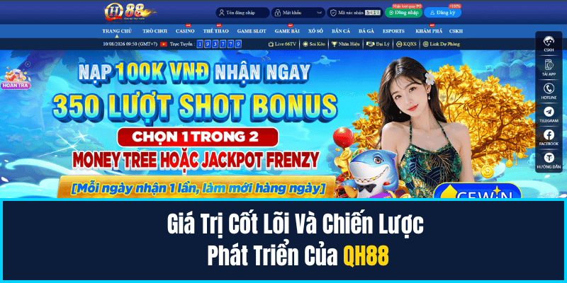Giá Trị Cốt Lõi Và Chiến Lược Phát Triển Của QH88